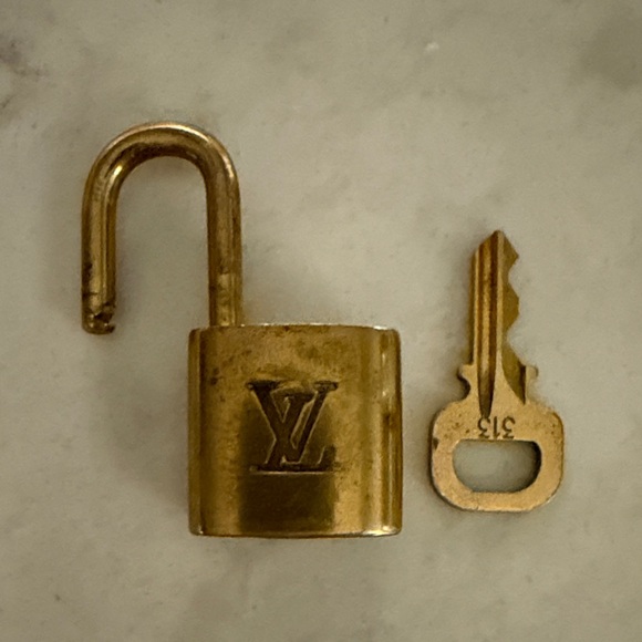 Louis Vuitton Brass-Tone Padlock #313 - Picture 3 of 5